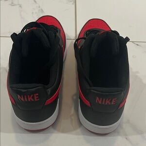 Nike Court Sneakers in Black and Red